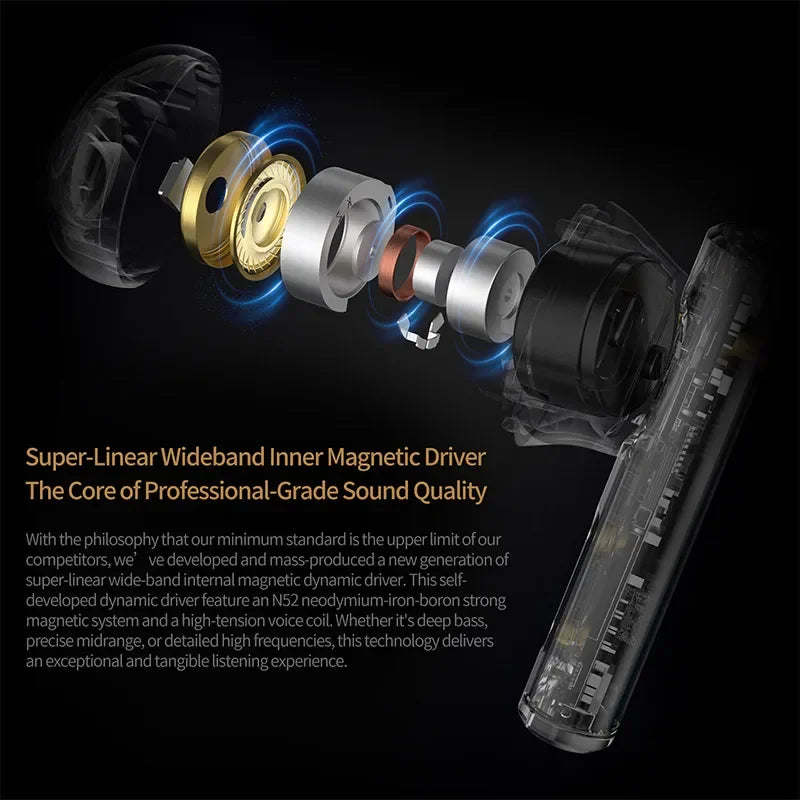 KZ Carol TWS Earphones – Hybrid ANC, 42H Battery, Low Latency