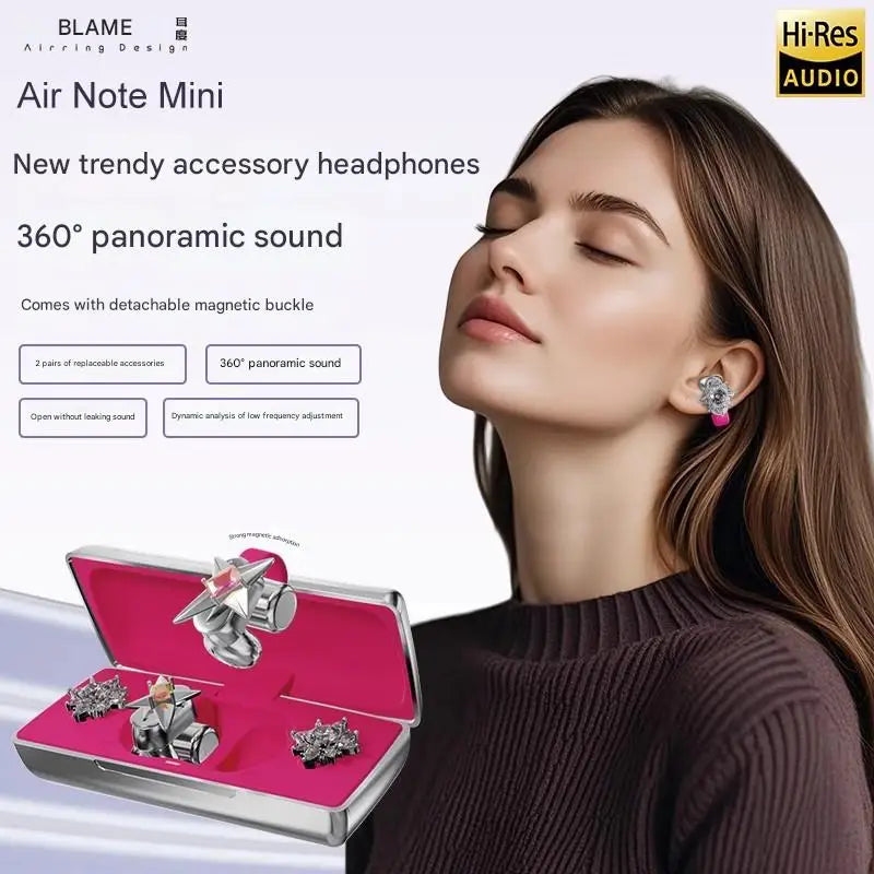ZIYOULANG ERDU Bluetooth 6.0 Ear Clip Headphones – IPX4, ANC