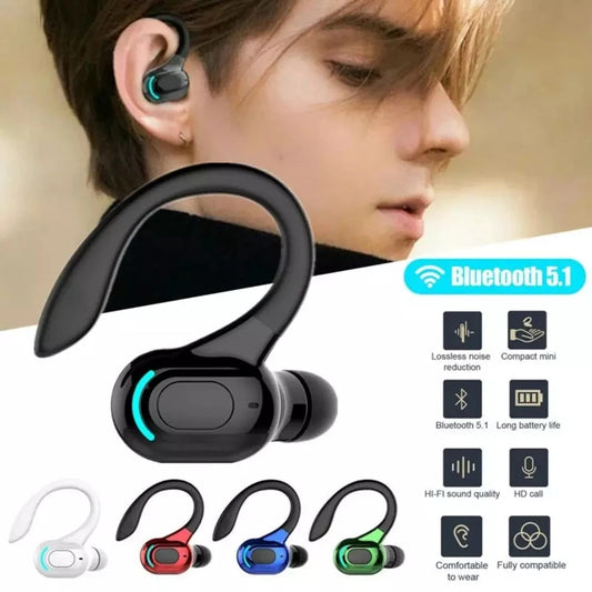DISOUR M-F8 Bluetooth 5.2 Ear-Hook Headset | ANC & 20H Playtime – audio-accessory