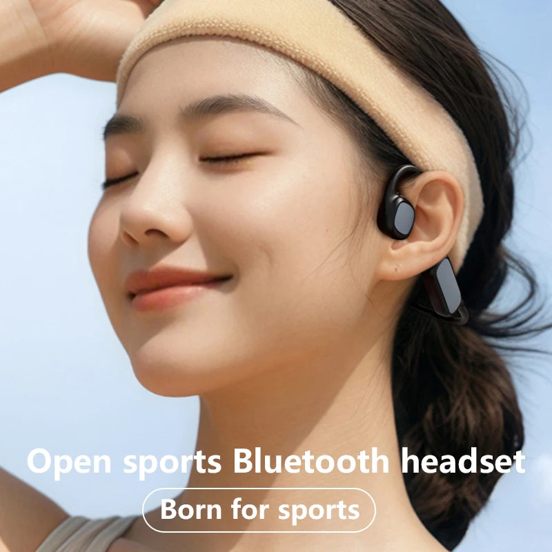 DIKELANG Open-Ear Bluetooth 5.3 Headphones – Waterproof Sports