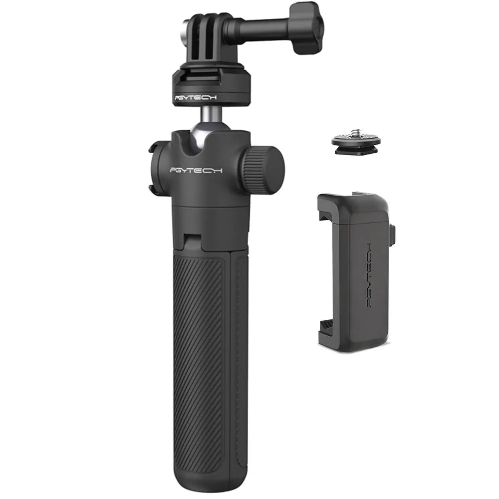 PGYTECH CapLock Tripod Set – Extendable Tripod with Phone Clamp & Mount