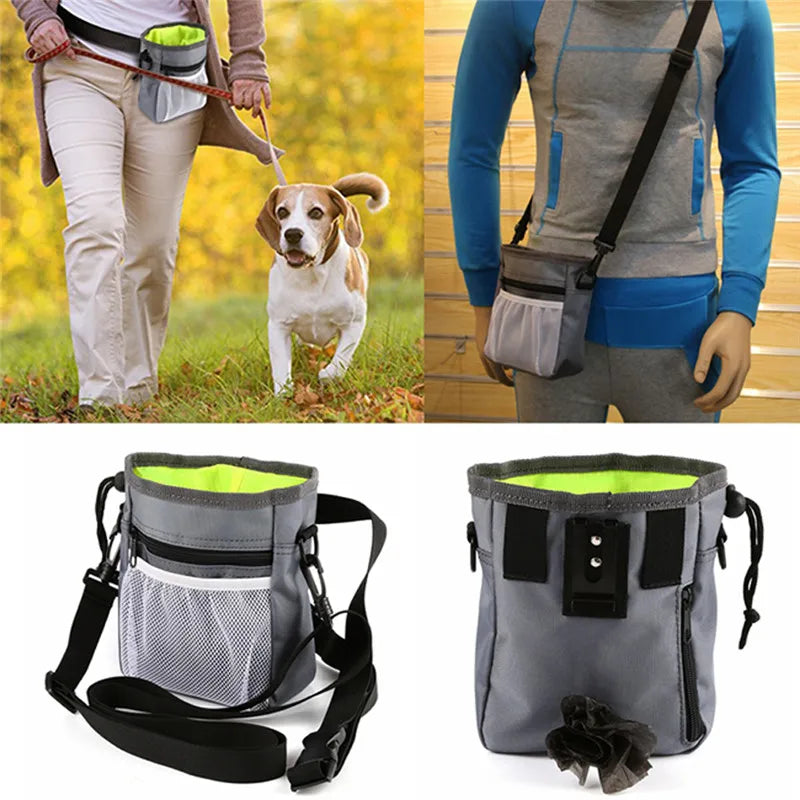 Hands-Free Dog Treat Pouch – Oxford Fabric Training Bag