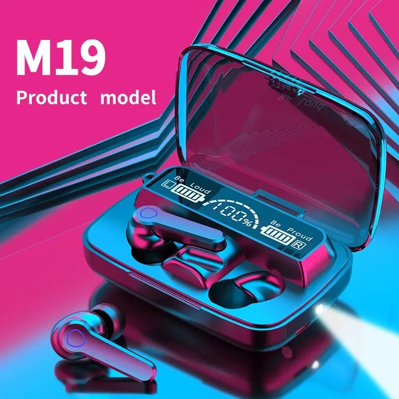 Mrs Win M19 Bluetooth 5.1 Earbuds – Noise Cancelling, Waterproof & Power Bank