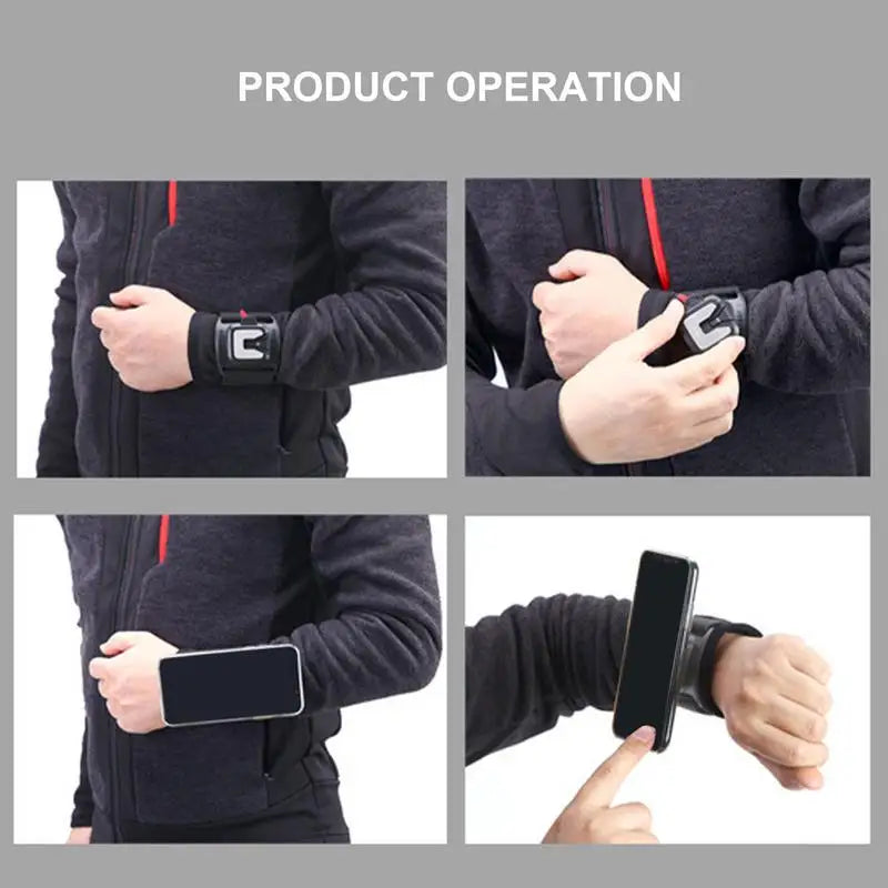 2-in-1 Phone Wrist & Arm Holder – 360° Rotatable Sports Strap Mount – cute-accessory