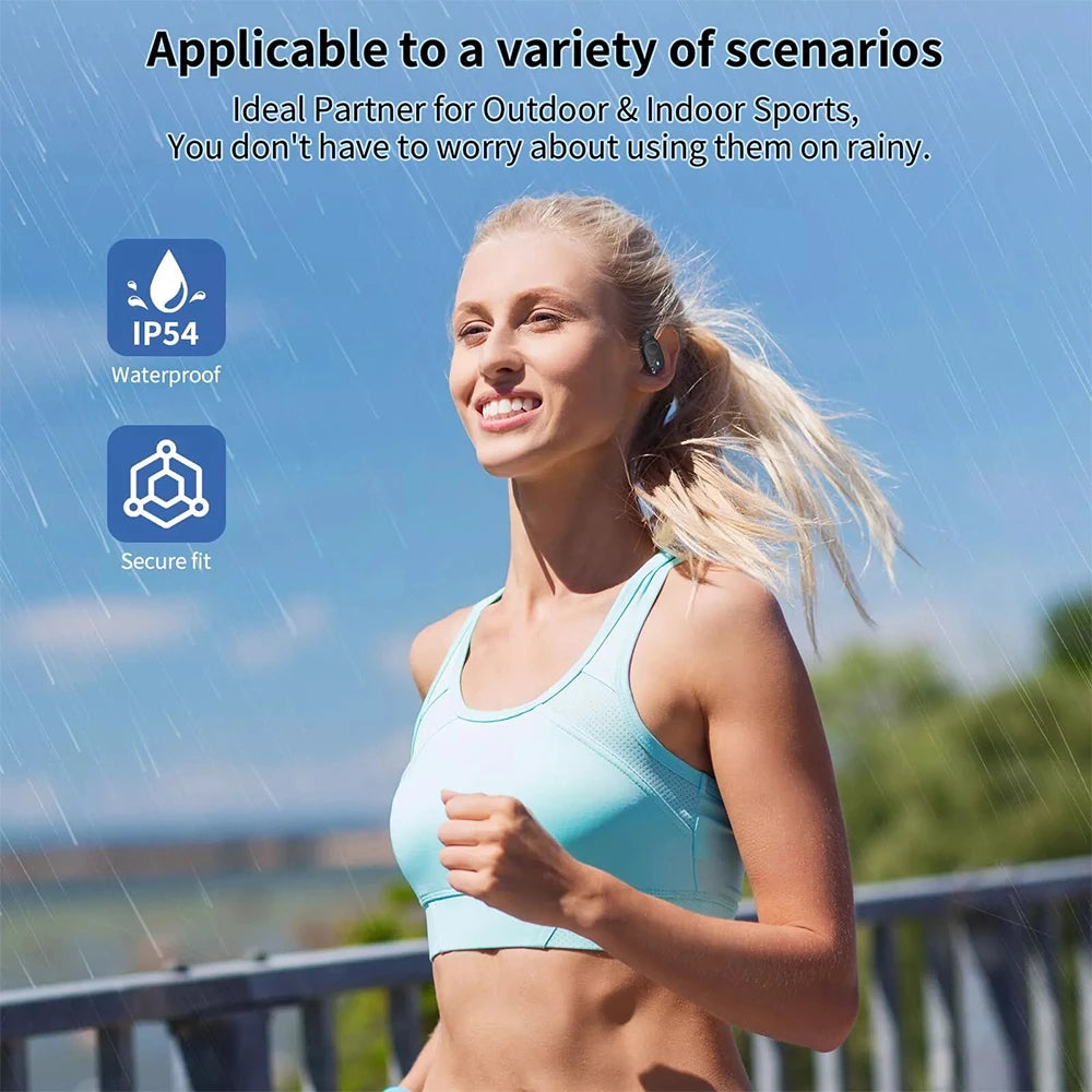 AideeMaster Bluetooth 5.3 Open-Ear – ANC, Waterproof, Sports