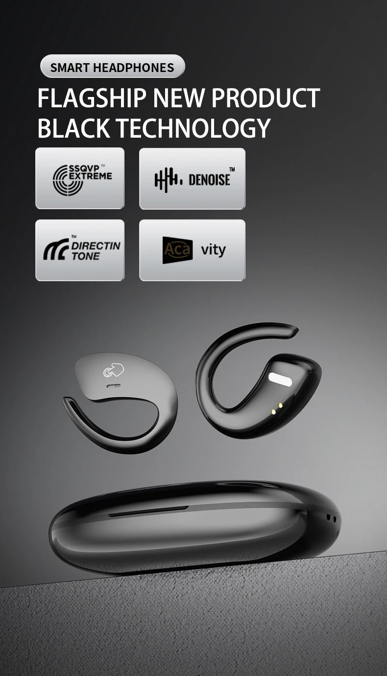 SHUKE Bluetooth 5.3 Earphones – Wireless, Waterproof, TWS Audio