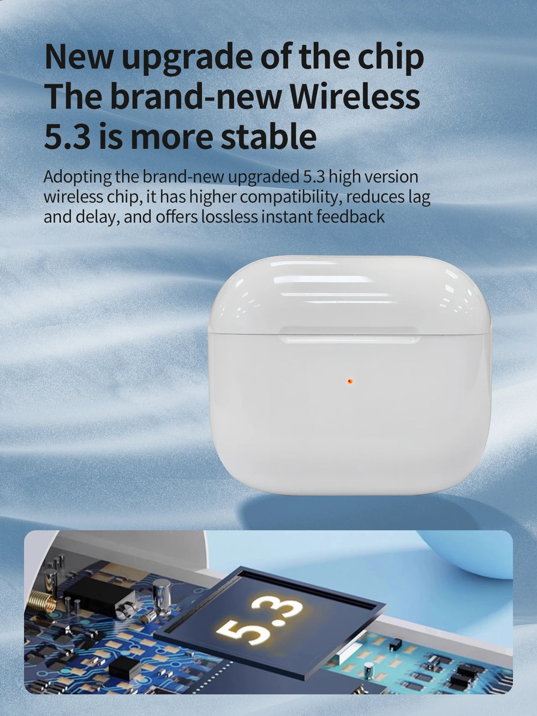 TDX Bluetooth 5.3 Wireless Earbuds – ANC, HiFi, iPhone Compatible