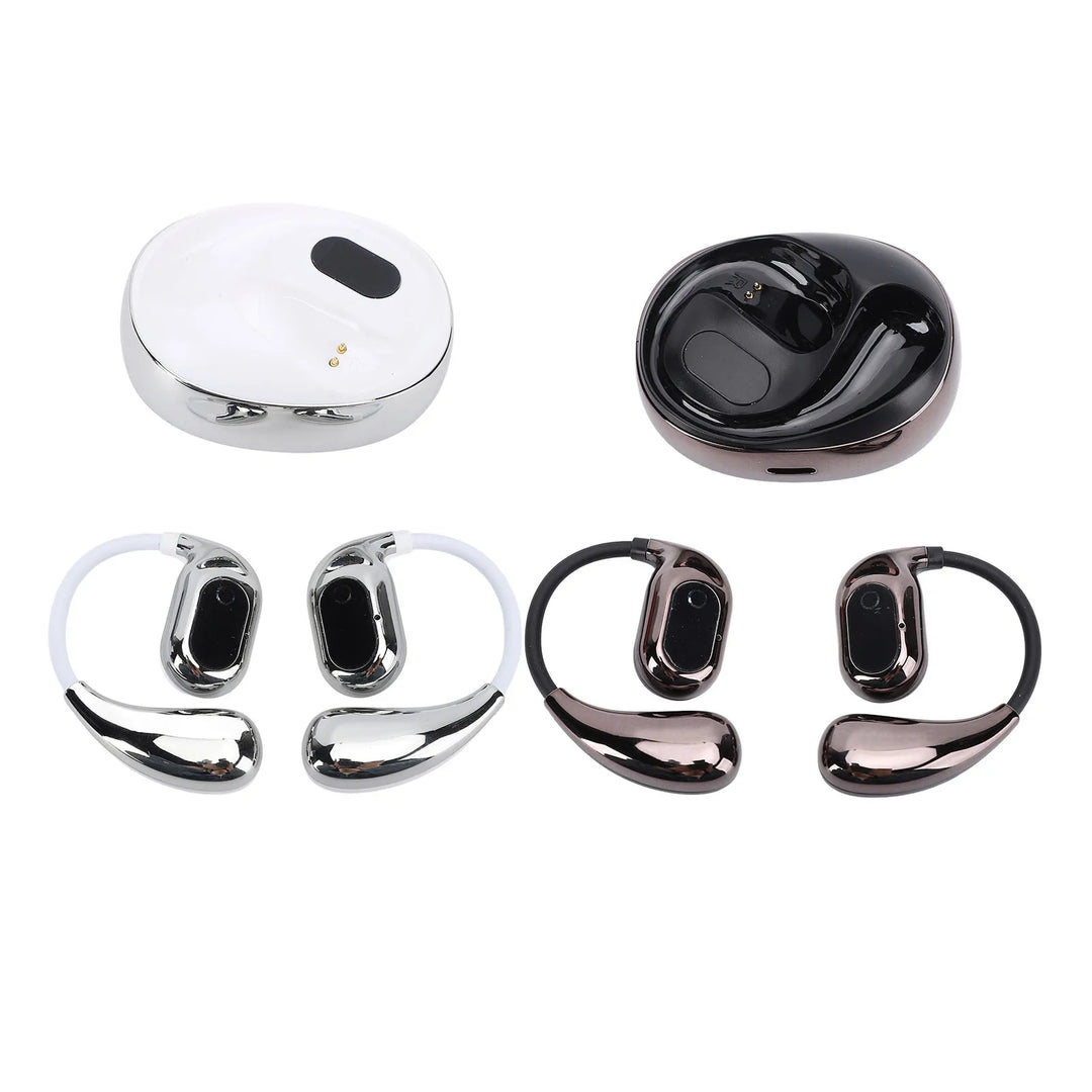 Qiilu AI Translation Ear Hook Earphones – 80 Languages & Stereo