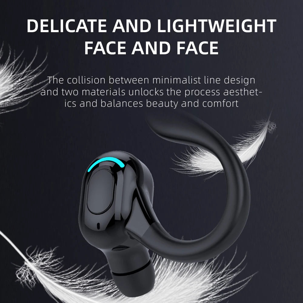 Virwir Bluetooth 5.2 Ear Hook Earbuds – ANC, HiFi Stereo, 60H