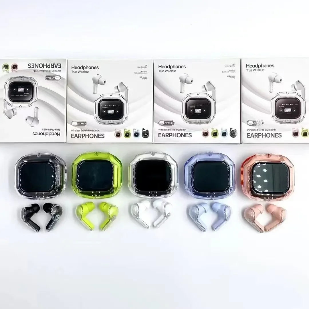 Beauddy TWS Bluetooth 5.4 Earbuds – ANC, Stereo Bass, LED