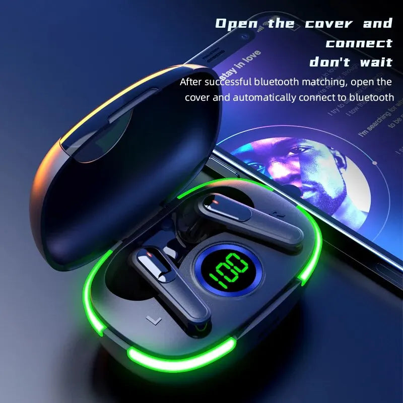 PRO 80 TWS Bluetooth 5.3 Earphones – LED Display, Hi-Fi Sound & IPX4 Waterproof