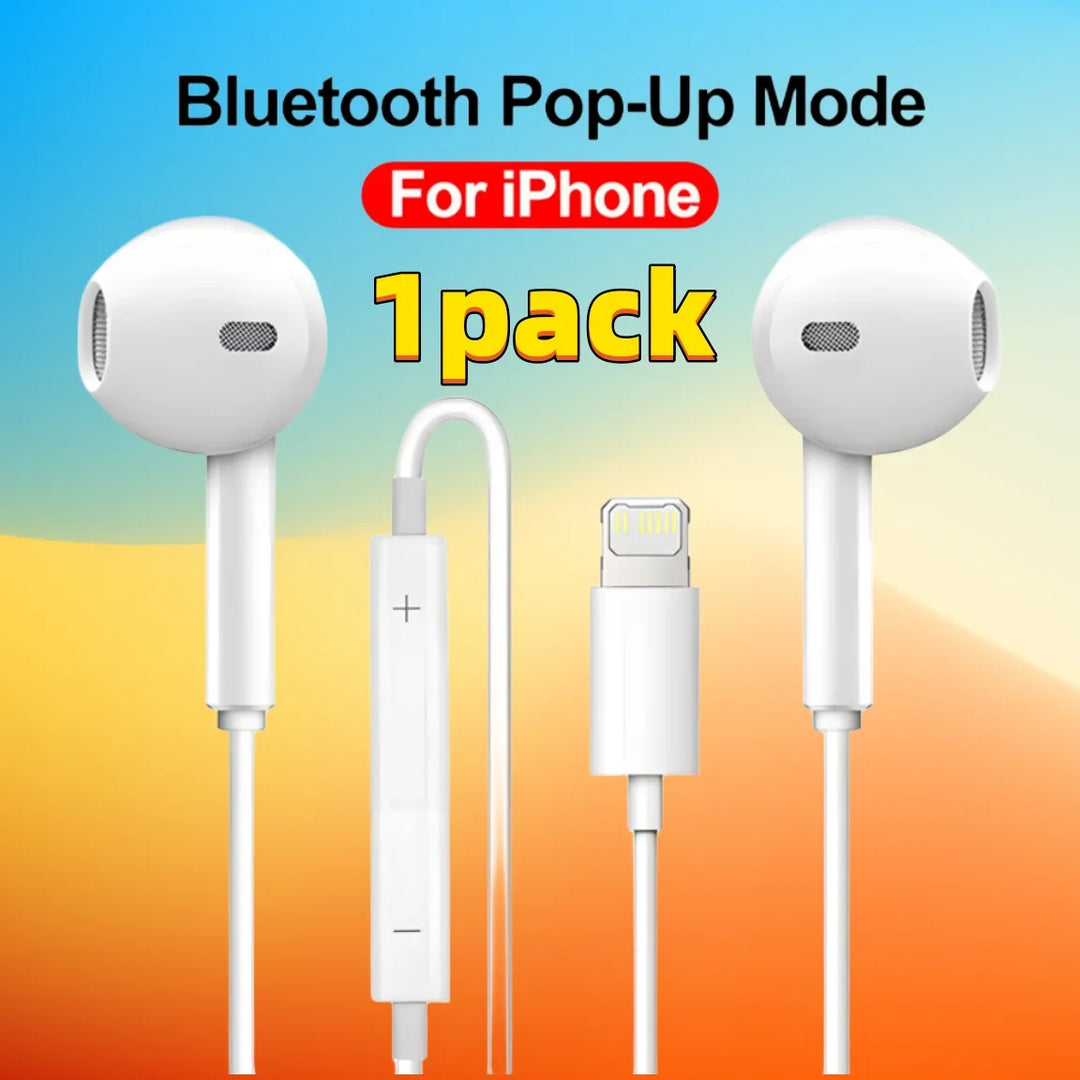 KADIXI Wired In-Ear Headphones with Mic & Volume Control – 3.5mm Earbuds for Phone, Laptop, Tablet