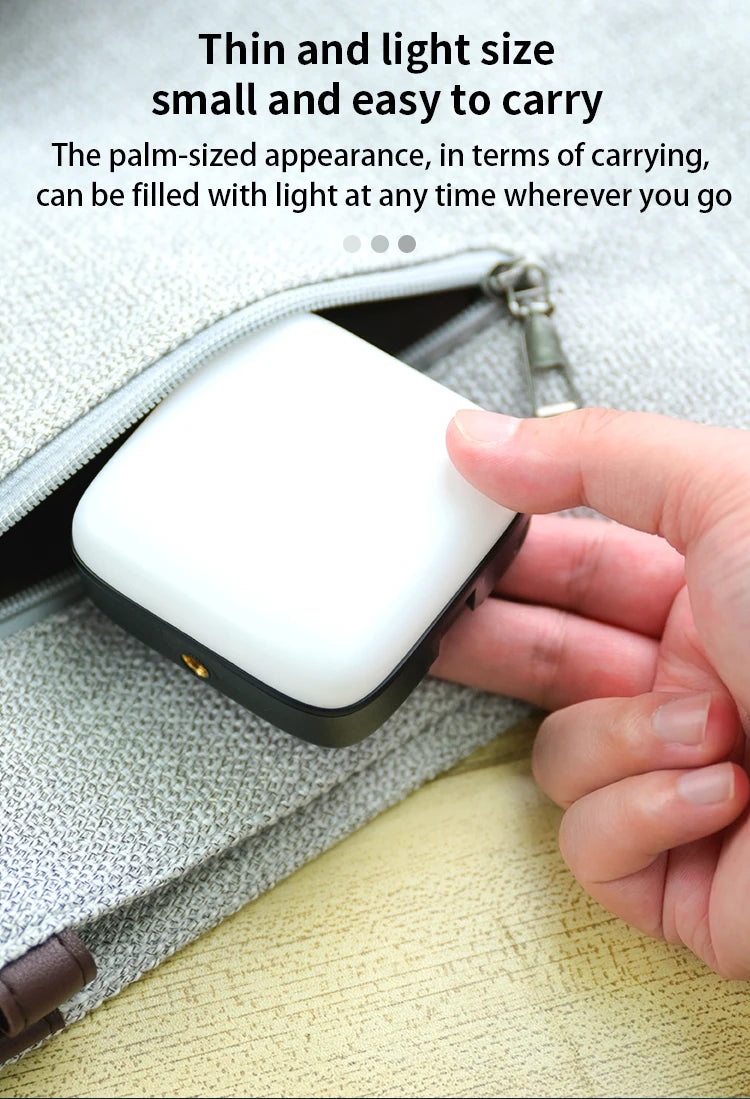 Nagnahz M11 Mini LED Fill Light – Bi-Color Portable Light for Cameras & Phones