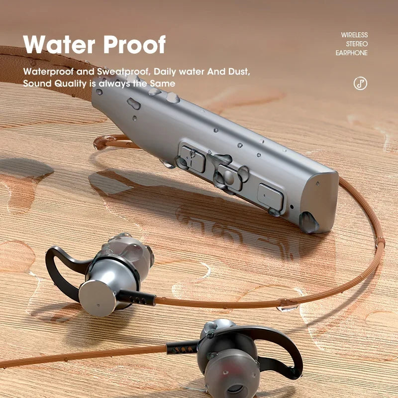 Lamgool Sports Wireless Earphones – Bluetooth 5.0, IPX5, SD Card
