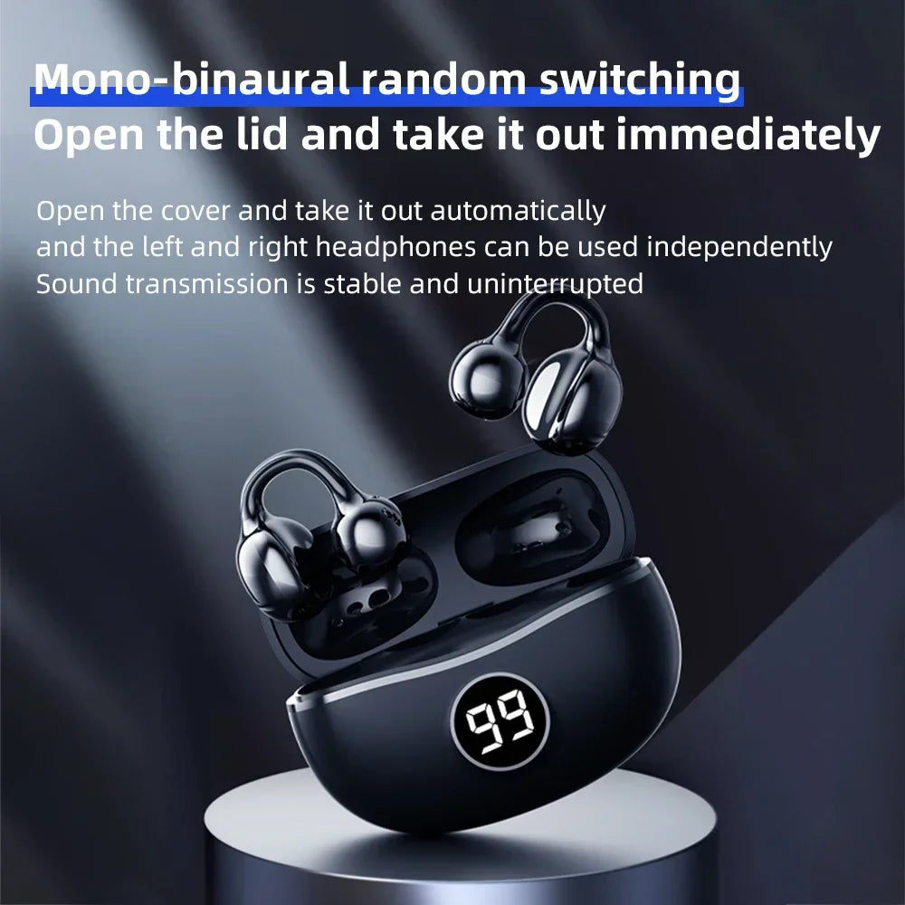 2025 Wireless Air Bone Conduction Earphones – HIFI, Waterproof – audio-accessory