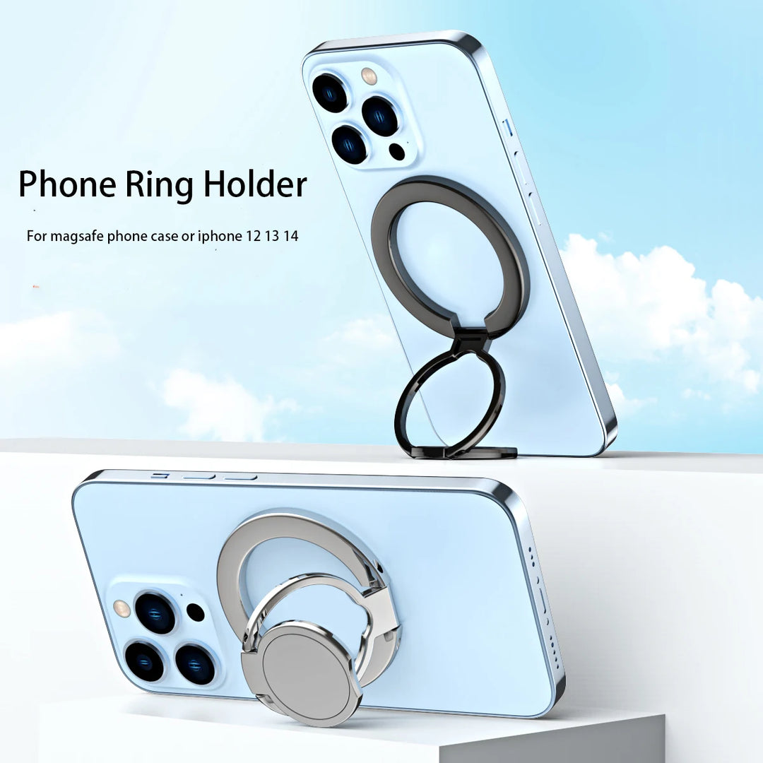 Universal Magnetic Phone Holder – Strong Grip Mount for Desk, Car, or Kitchen