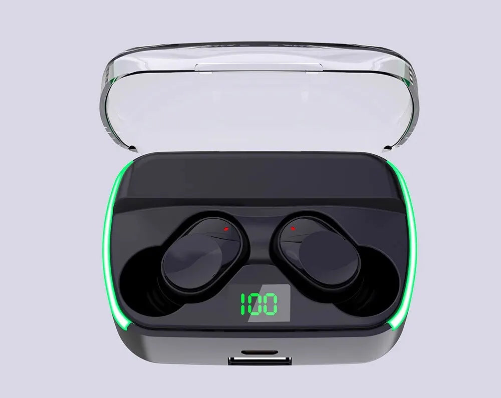 M60 Bluetooth 5.3 Earphones – TWS, Power Bank, LED Display