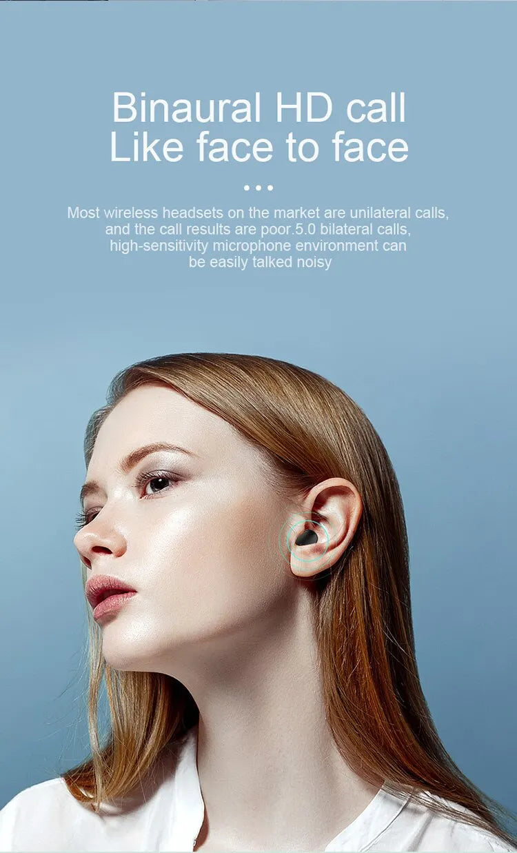 Mosizave A6S TWS Earphones – Bluetooth 5.0, Stereo Sound, Sport Fit