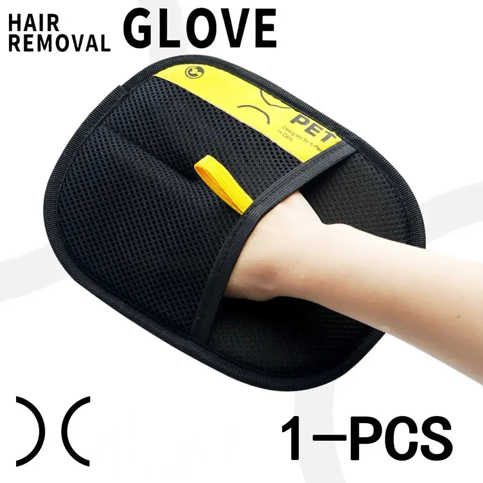 Pet Hair Remover Gloves – Electrostatic Cleaning for Dogs & Cats
