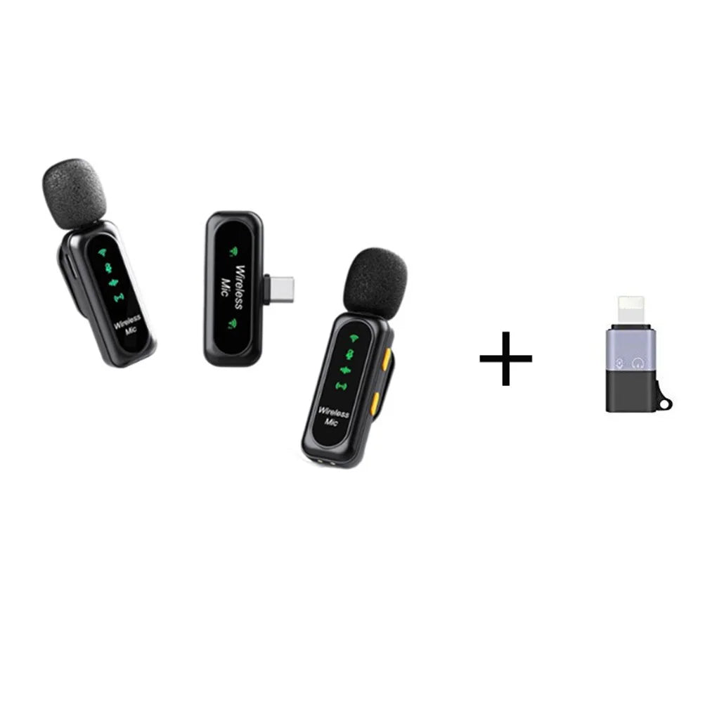 Wireless Magnetic Monitor & Lavalier Mic Kit for Vlogging & Streaming