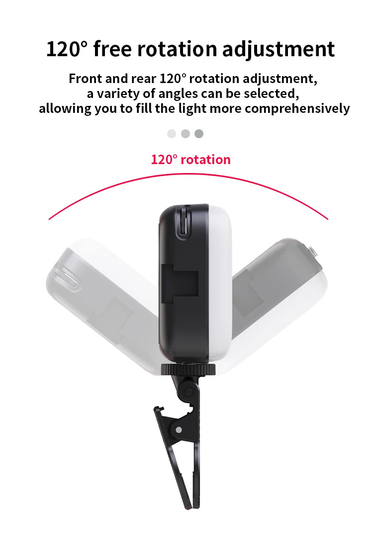 Nagnahz M11 Mini LED Fill Light – Bi-Color Portable Light for Cameras & Phones