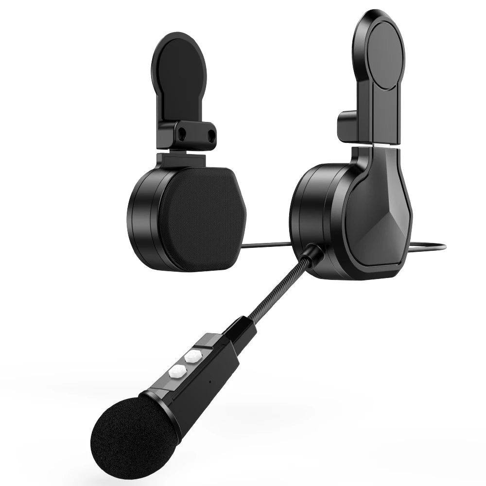 VELEV BT9 Helmet Bluetooth Headset – Waterproof, 23H Talk