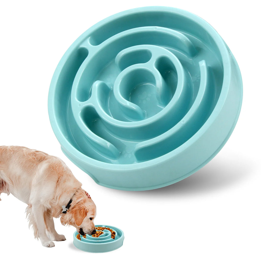 Slow Feeder Dog Bowl – Non-Slip & Anti-Choke Design