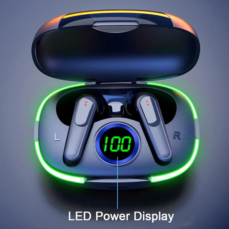 Bluetooth 5.1 ANC Earbuds – Waterproof Gaming & Music