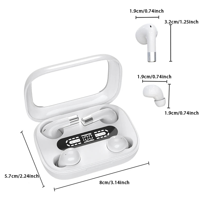 Kebidumei Bluetooth 5.4 Earbuds – ANC, 300H Standby, Waterproof