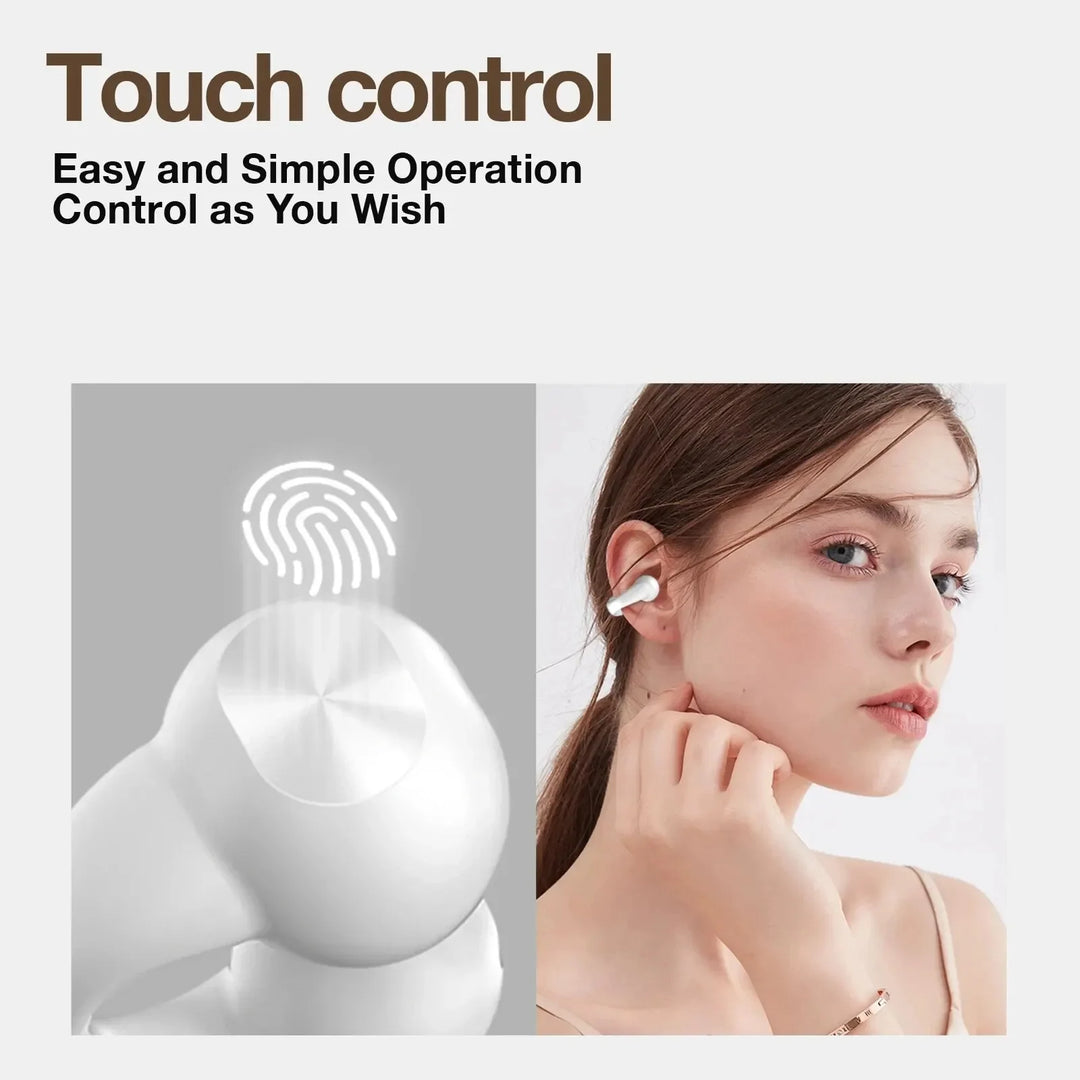 VIKEFON Bluetooth 5.3 Ear Hook – Air Conduction, Sports