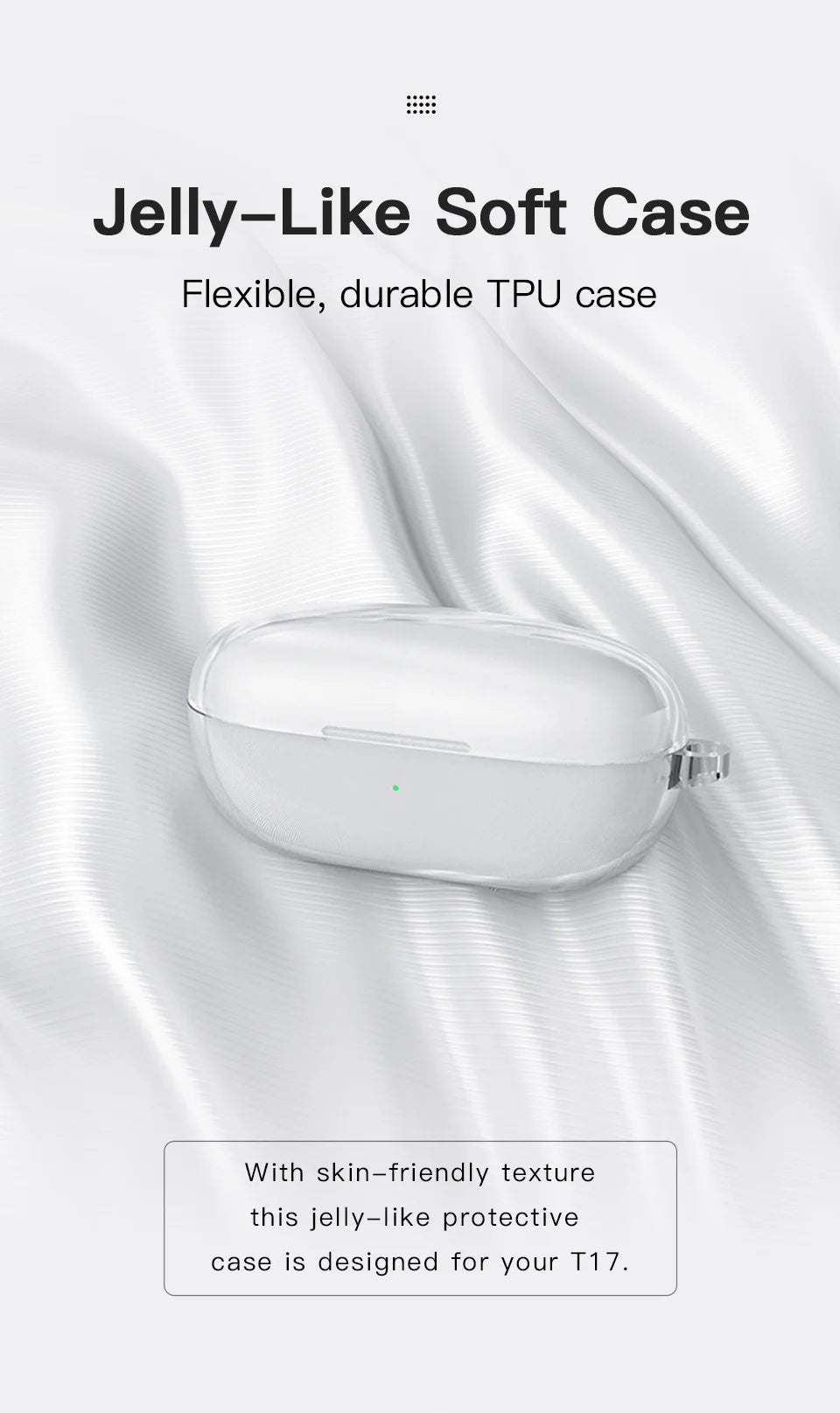 QCY T17 Bluetooth 5.1 Earbuds – 26H Battery, HIFI Sound