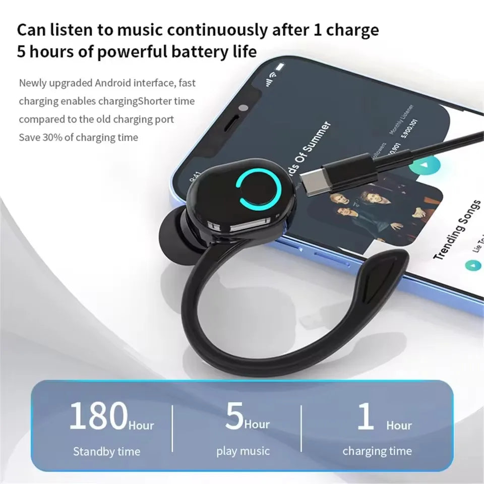 MEZSN OWS Ear Hook Headphones – Bluetooth, ANC, Lightweight