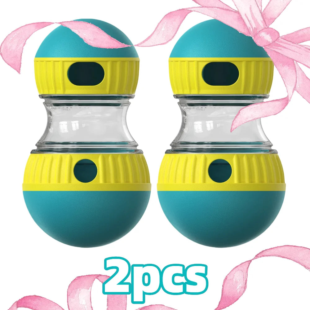 Dog Treat Dispenser Toy – Interactive Puzzle & Slow Feeder Ball