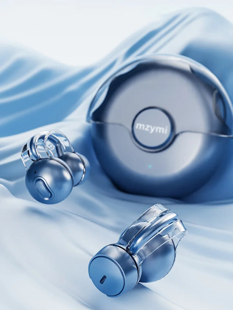 iHseno I36 Open-Ear TWS Earphones – Bluetooth 5.3, Clip-On, Waterproof