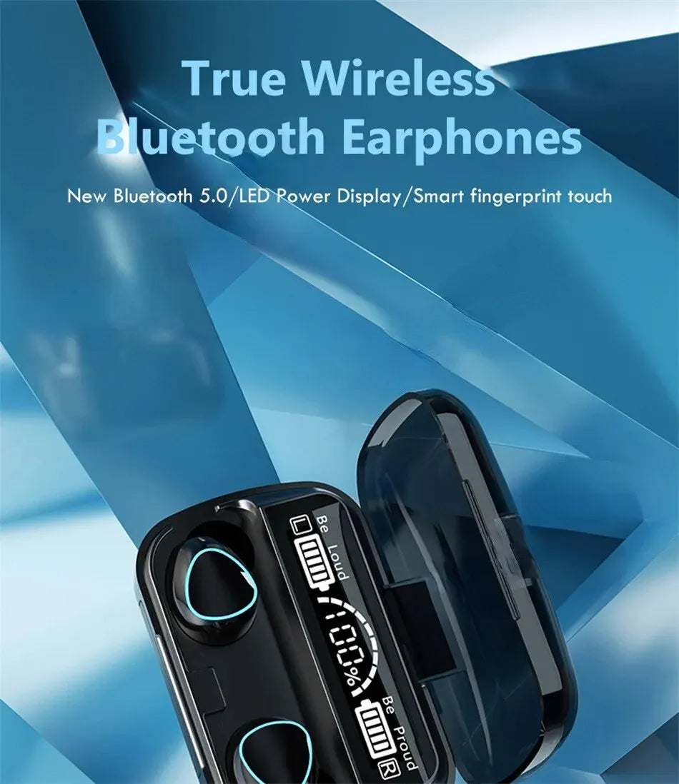 TWS Bluetooth In-Ear Earphones – Hi-Fi 3D Sound, Low Latency, Long Battery Life