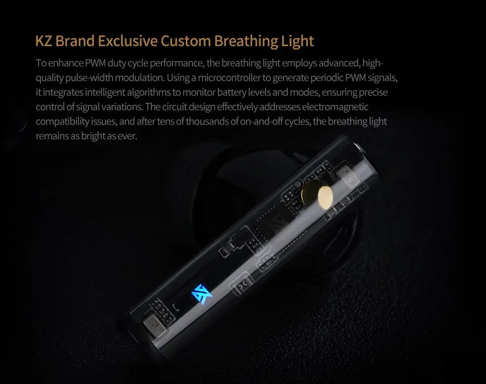 KZ Carol TWS Earphones – Hybrid ANC, 42H Battery, Low Latency
