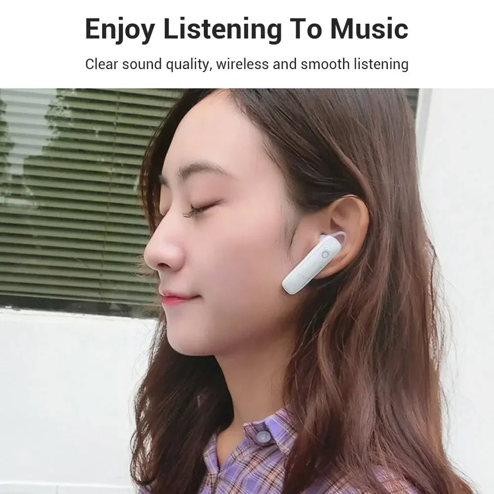VIKEFON Bluetooth Ear Hook Headset – Noise-Cancelling & Wireless
