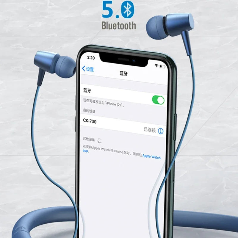 Brorikoy Bluetooth 5.0 Neckband Earphones – ANC & Waterproof – audio-accessory