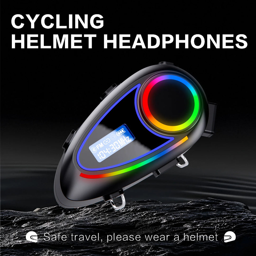 K18 Helmet Headset – Bluetooth 5.4, 500M Intercom, 40H Battery