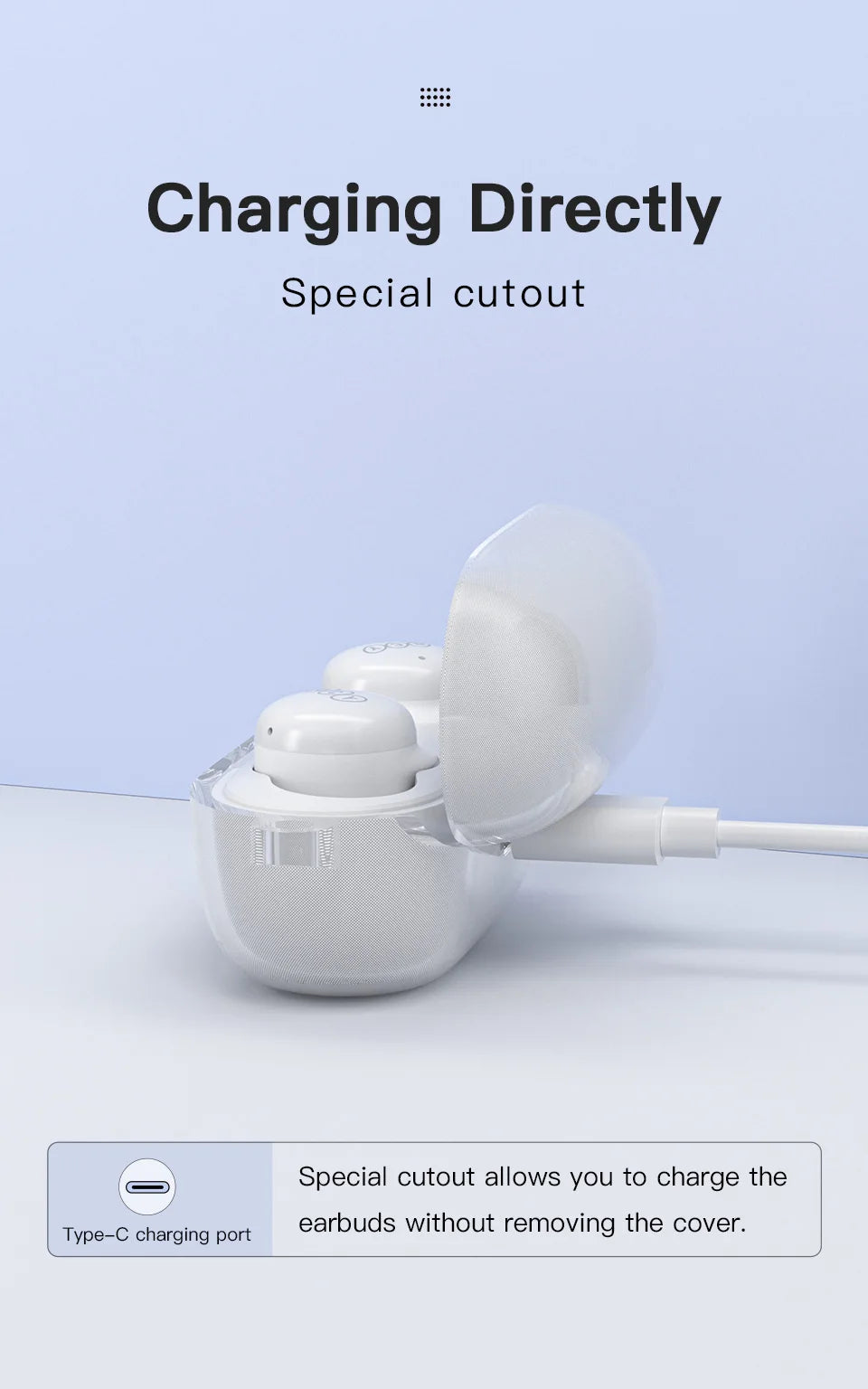 QCY T17 Bluetooth 5.1 Earbuds – 26H Battery, HIFI Sound