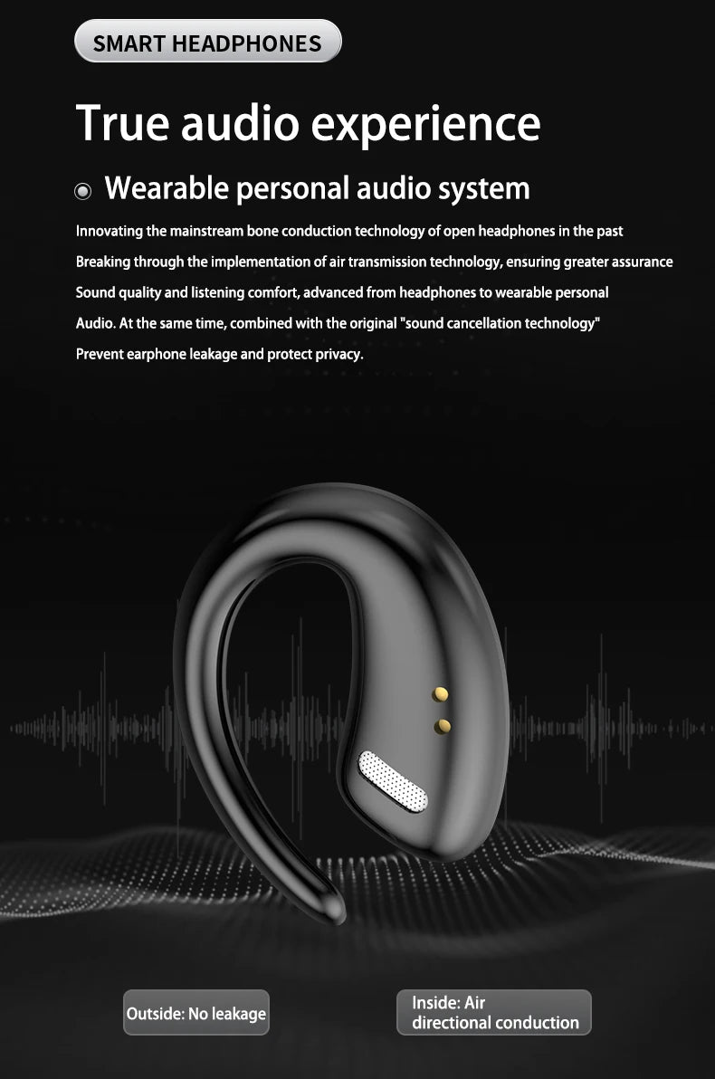 SHUKE Bluetooth 5.3 Earphones – Wireless, Waterproof, TWS Audio