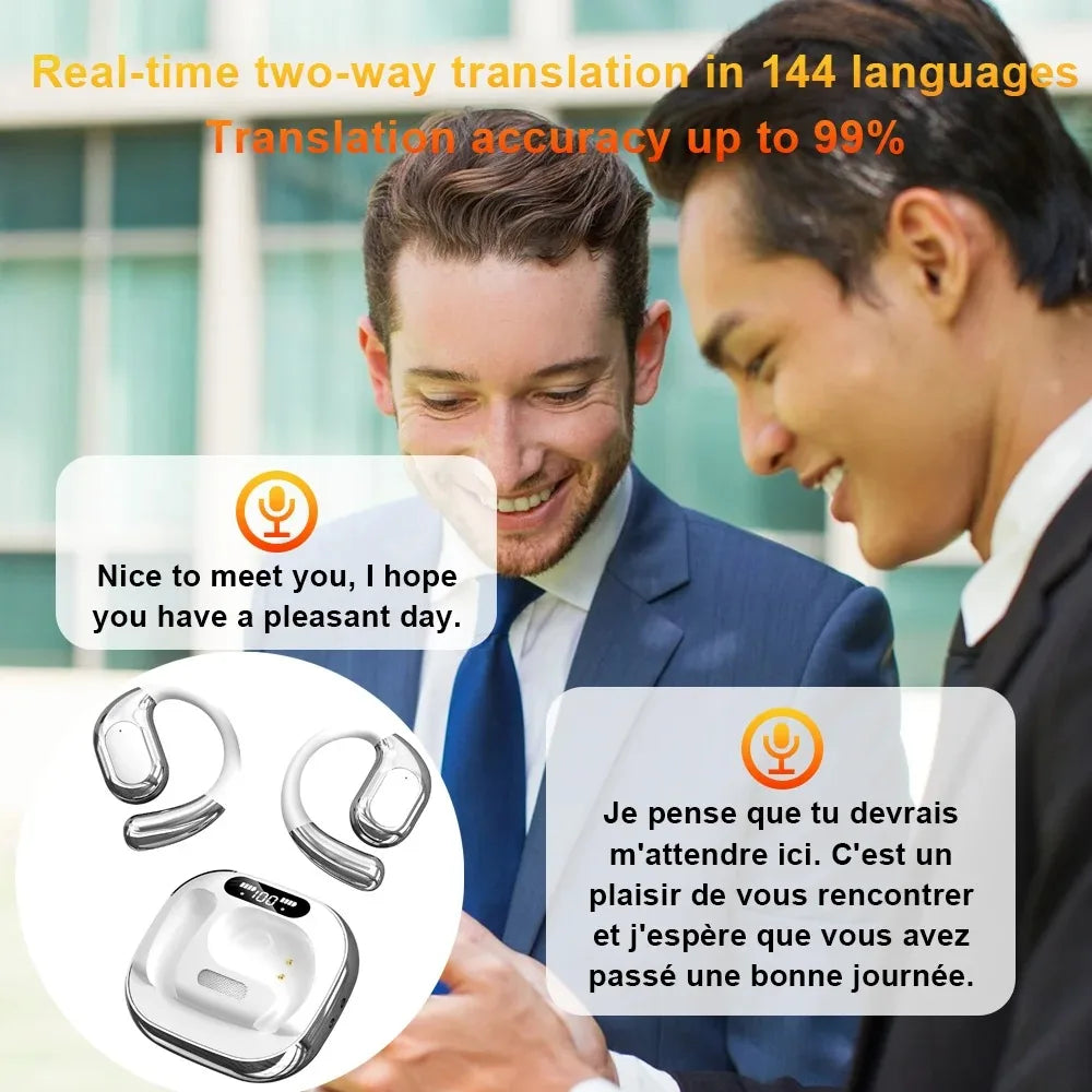 WJOY Bluetooth 5.4 Earbuds with Real-Time Translation – audio-accessory