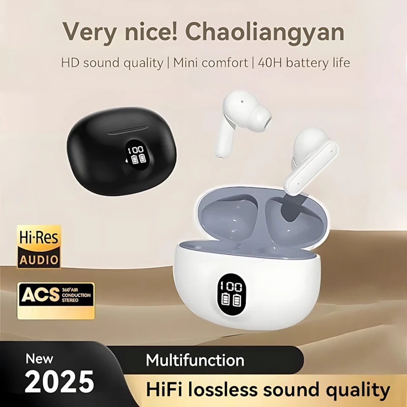 S510 Bluetooth 5.3 Earbuds – ANC, 32H Battery, Touch Control