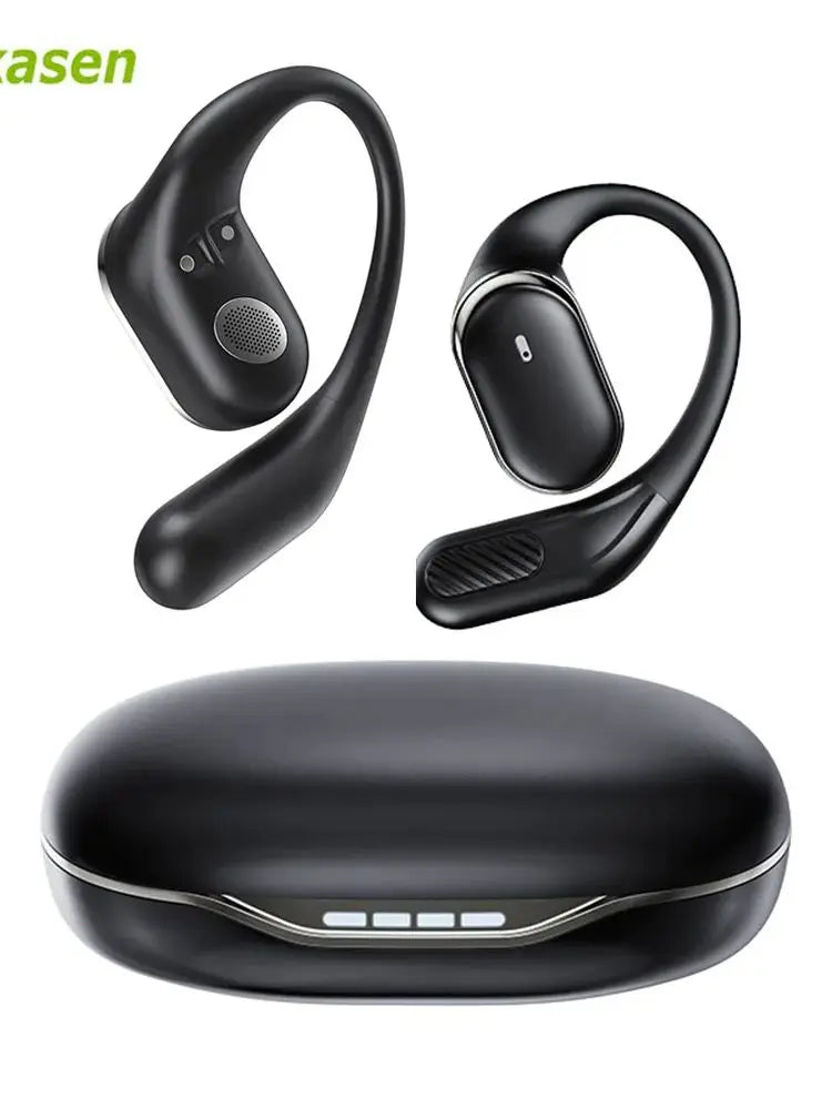 Arikasen Bluetooth 5.3 Open-Ear – 60h Playtime, ENC Mic