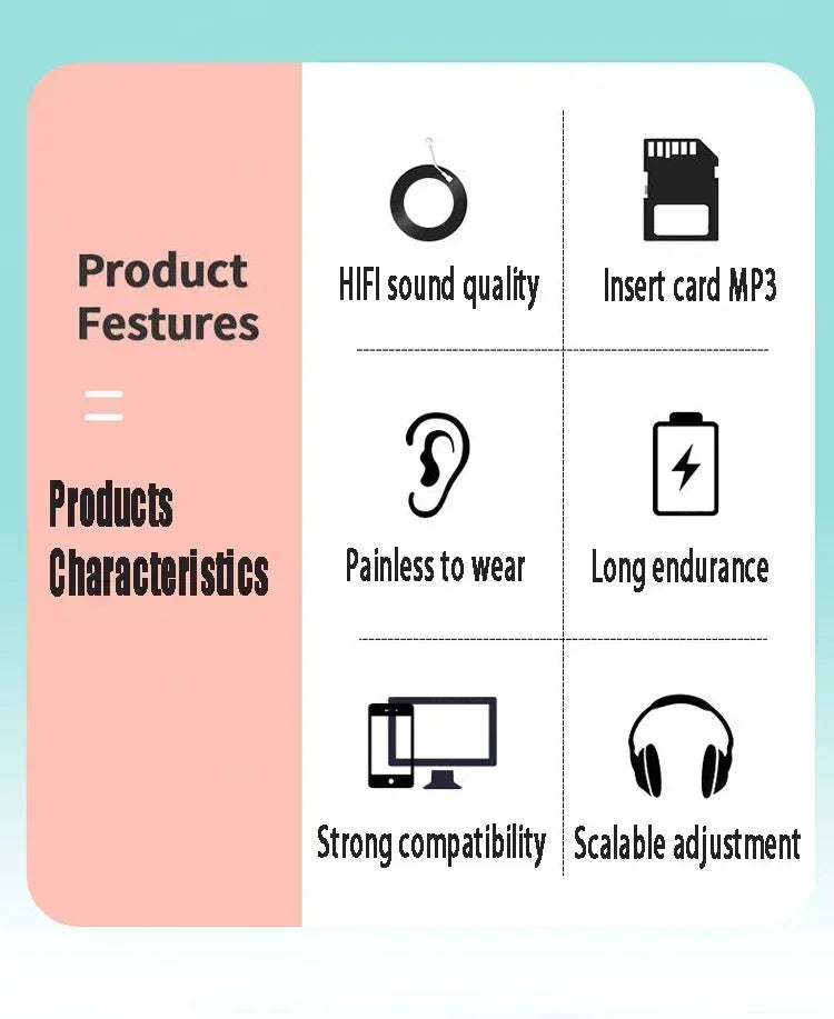 VIKEFON Bluetooth In-Ear Headphones – Lightweight, Wireless