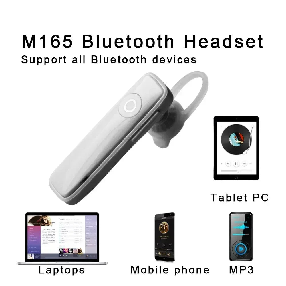 VIKEFON Bluetooth Ear Hook Headset – Noise-Cancelling & Wireless