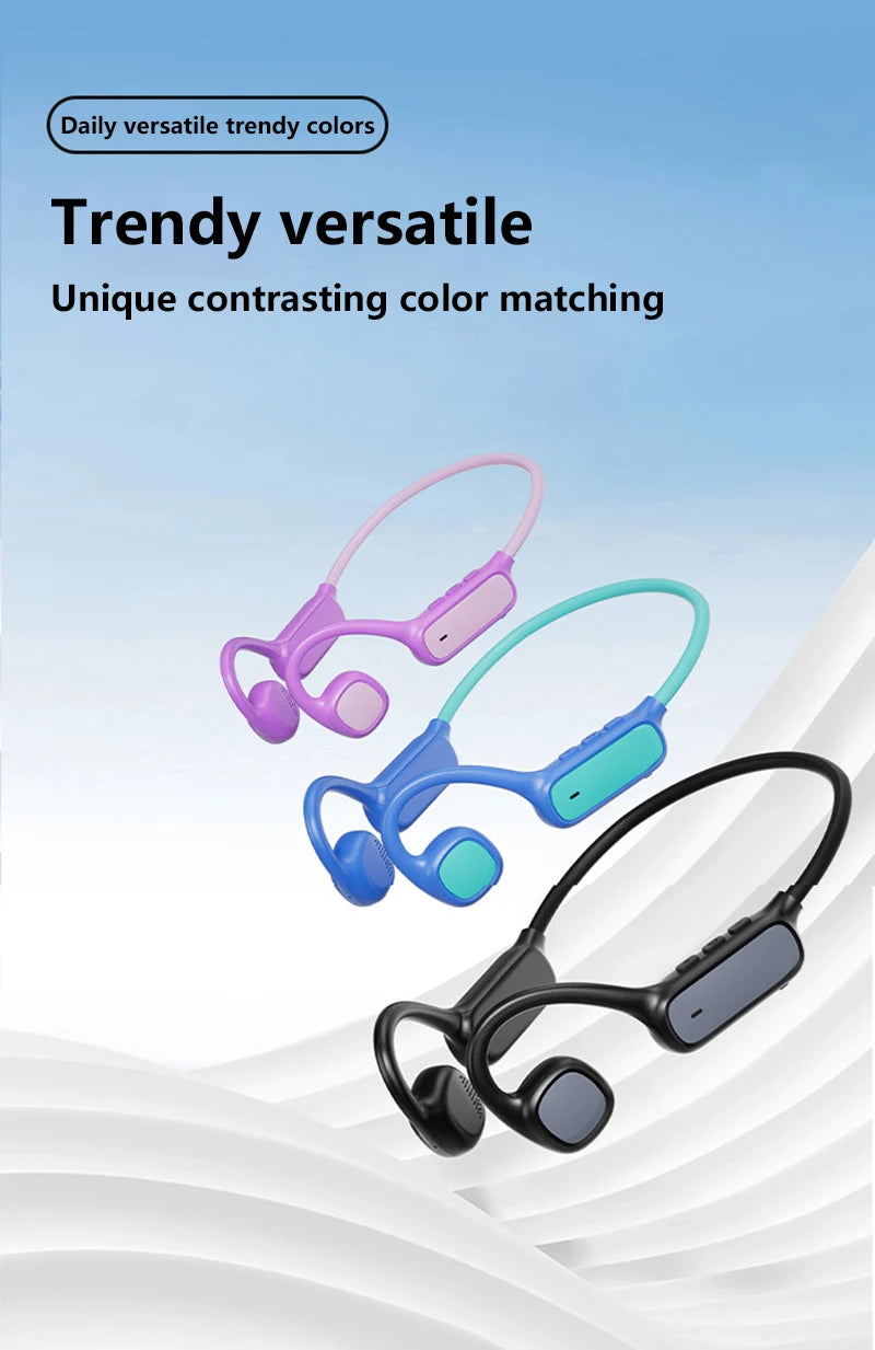 DIKELANG Open-Ear Bluetooth 5.3 Headphones – Waterproof Sports