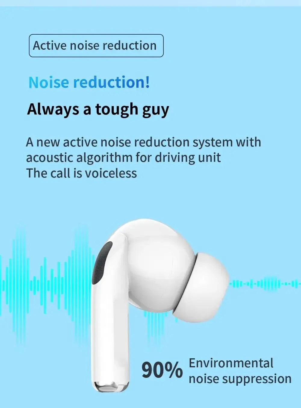 Tideboom TWS Wireless Earbuds – Noise Cancelling, Waterproof – audio-accessory