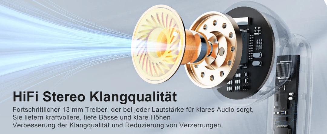 TWS Bluetooth 5.3 ANC Earphones – 36H Playtime, Alexa Support