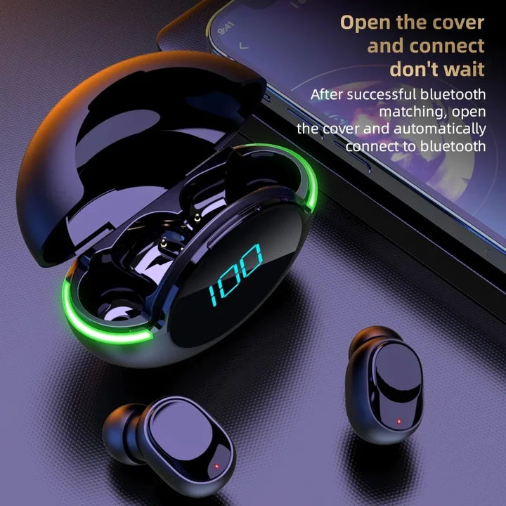 Y80 Bluetooth 5.2 ANC Earphones – True Wireless with Mic – audio-accessory
